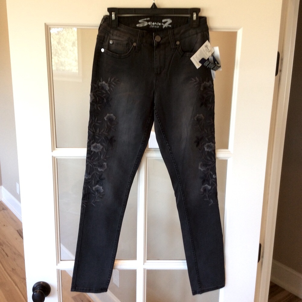 Black Jeans Seven7 Womens 4
